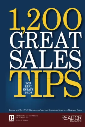 1,200 Great Sales Tips For Real Estate Pros Hardcover