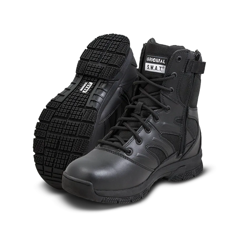 155201 BOTA FORCE 8 CON CIERRE NEGRA MARCA ORIGINAL FOOTWEAR