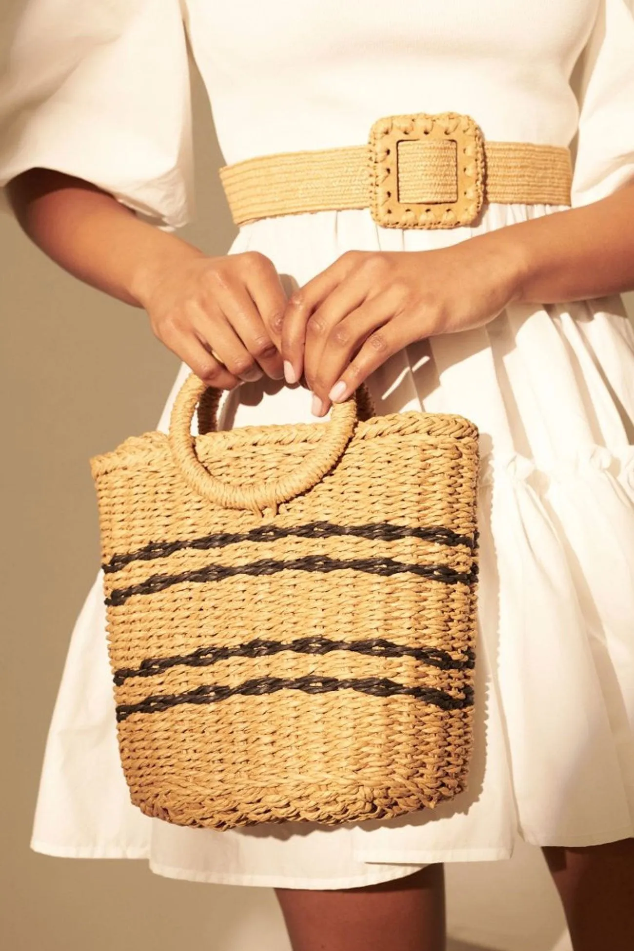 Abby Straw Bag Natural