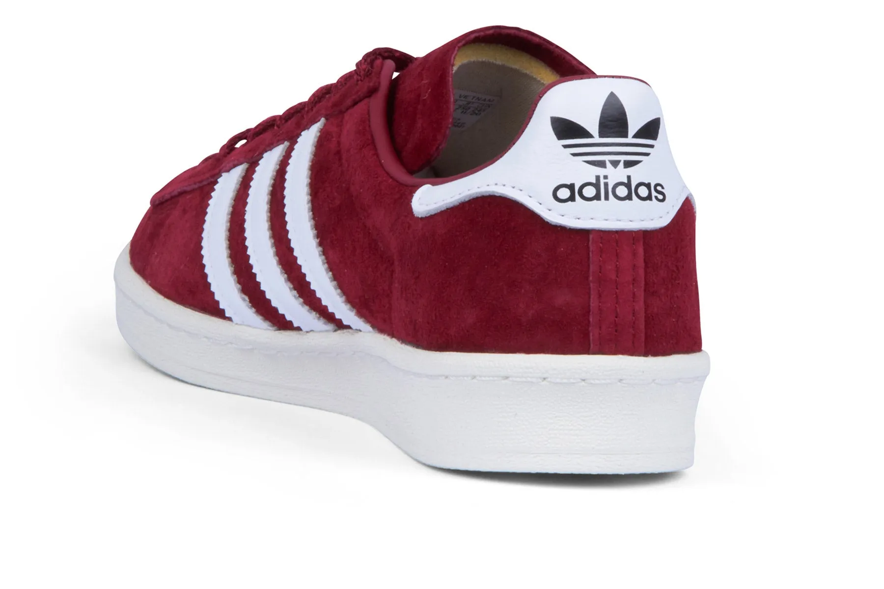 Adidas Campus 80s - Collegiate Burgundy/Footwear White/Chalk White