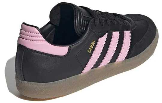 Adidas Men's Samba Inter Miami CF Messi Shoes - Black / Pink / Gum