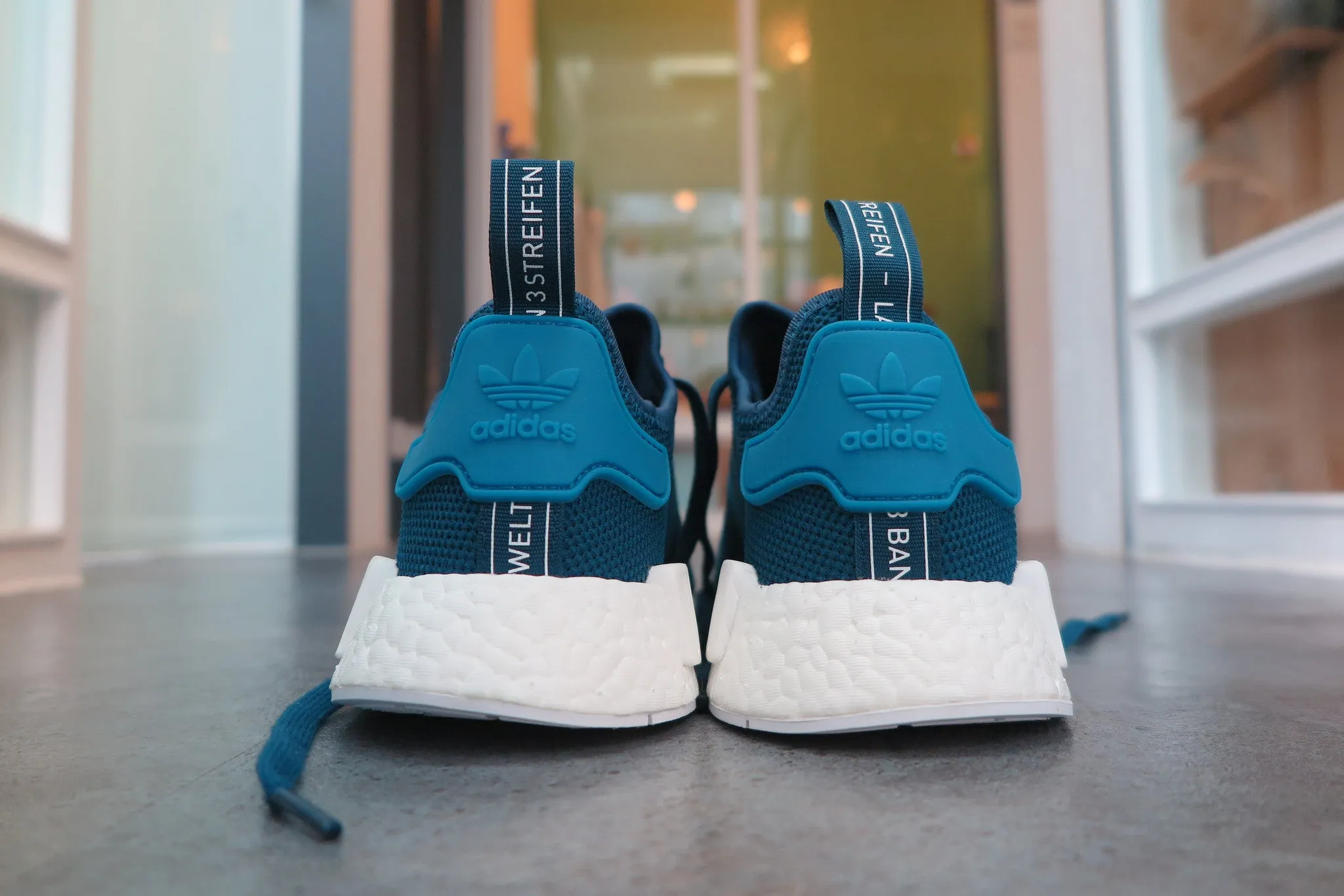 adidas NMD_R1 - Tech Steel/University Blue/Footwear White