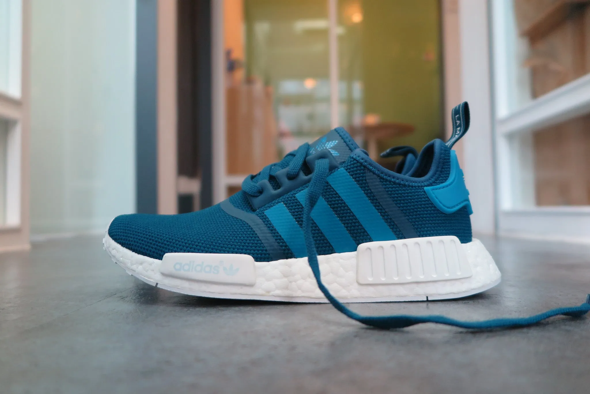 adidas NMD_R1 - Tech Steel/University Blue/Footwear White