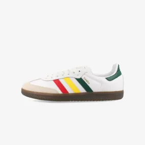 adidas SAMBA OG FOOTWEAR WHITE/YELLOW/COLLEGE GREEN