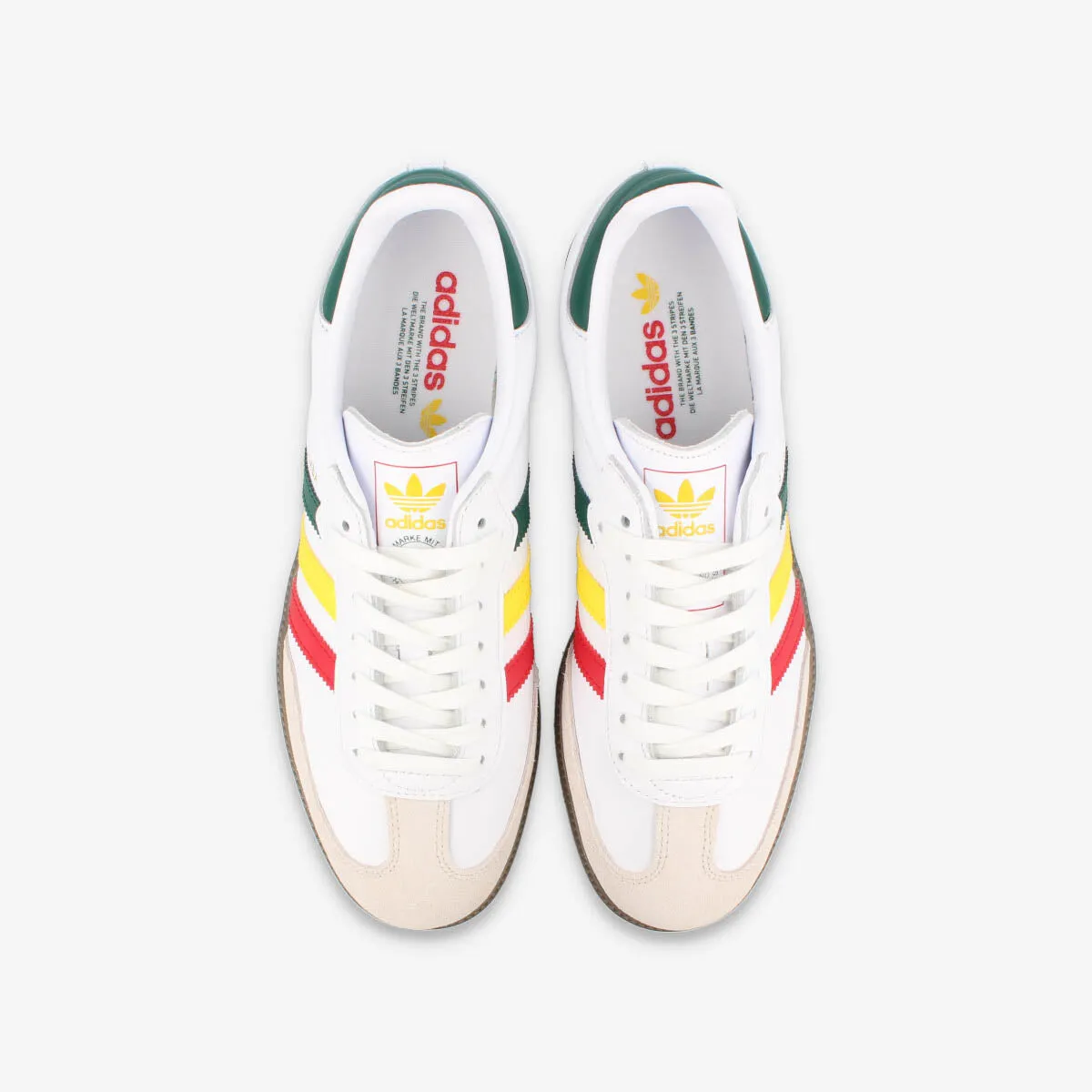 adidas SAMBA OG FOOTWEAR WHITE/YELLOW/COLLEGE GREEN