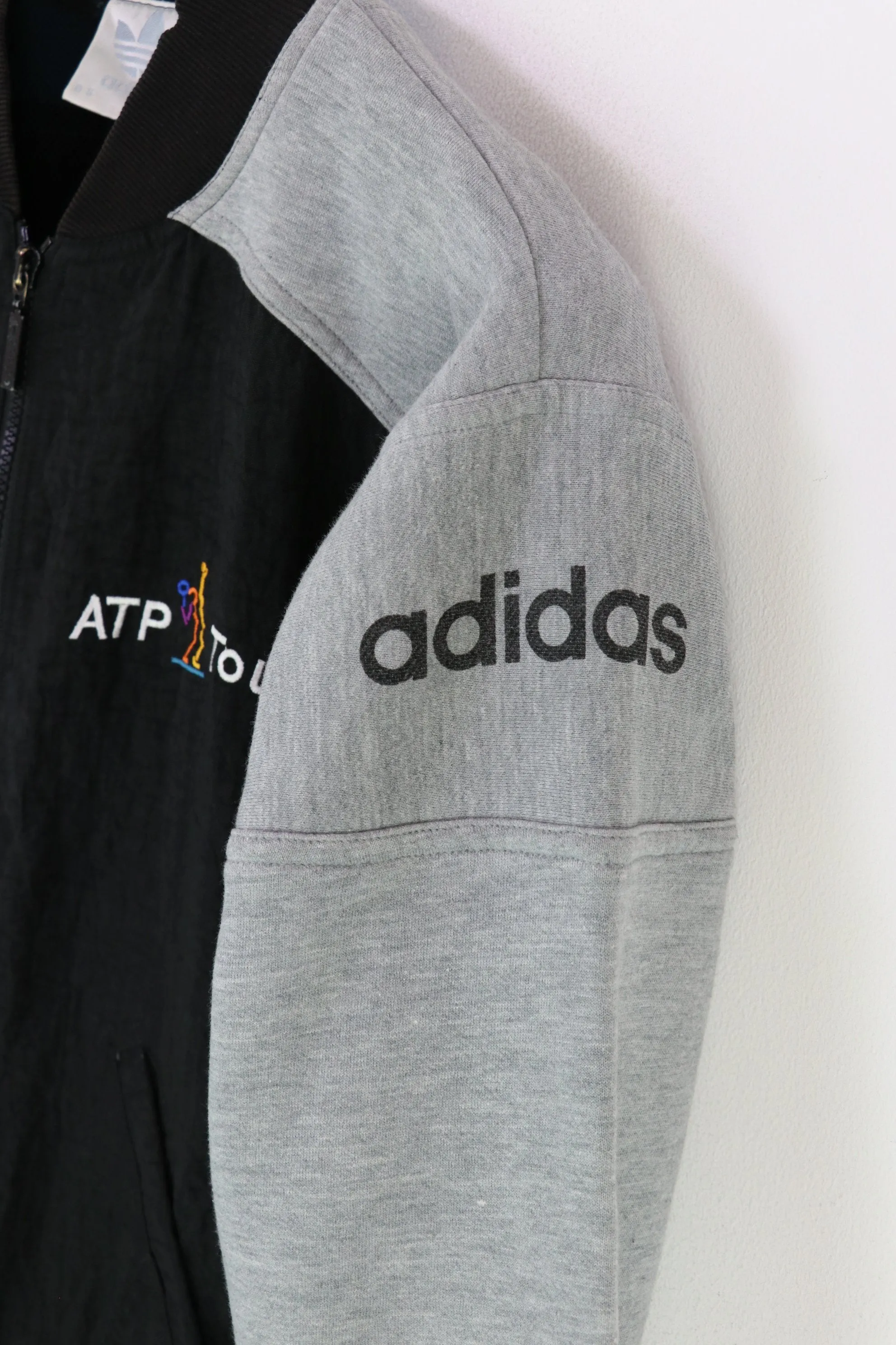 Adidas Track Jacket Black/Grey XS