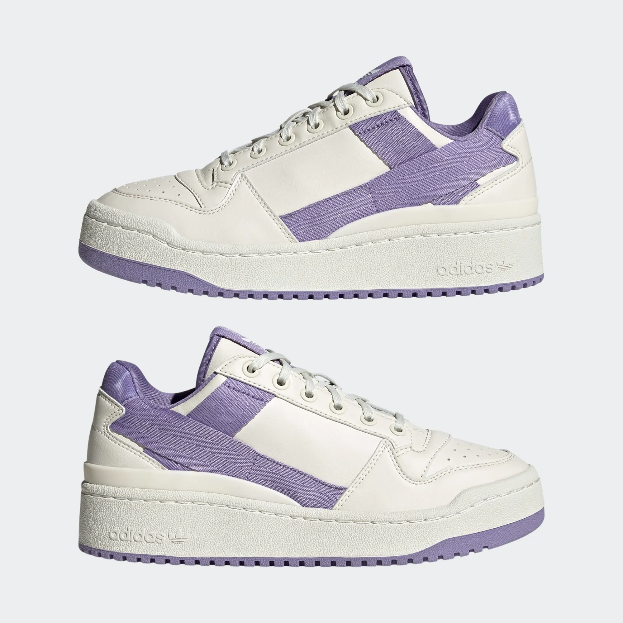 Adidas Women's Forum Bold Shoes - Chalk White / White Tint / Magic Lilac