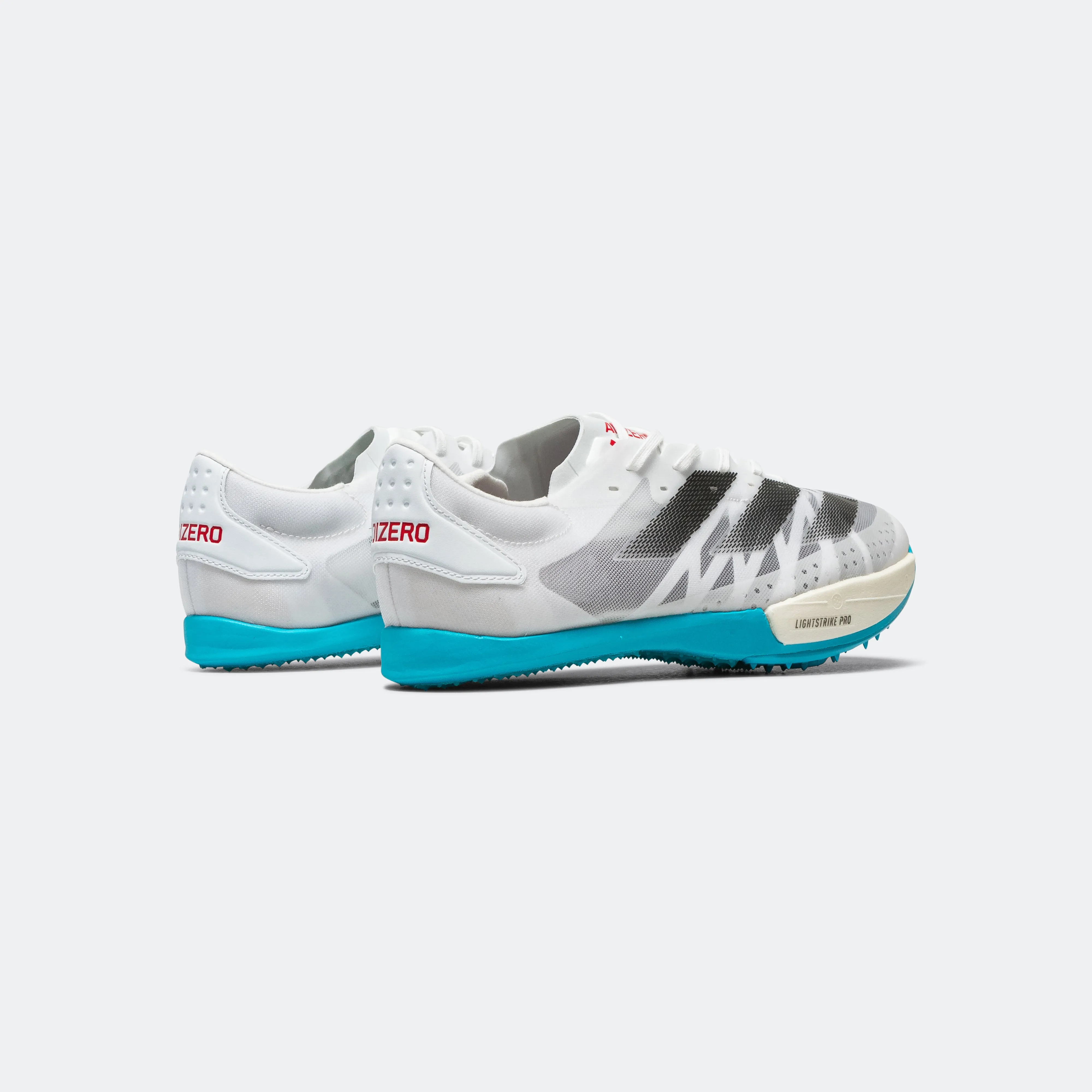 adizero Ambition - Footwear White/Black-Cyan