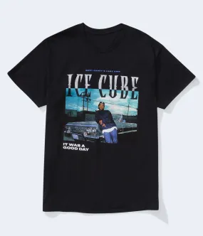 Aeropostale Mens' West Coast's Own Ice Cube Graphic Tee -  - Size S - Cotton - Teen Fashion & Clothing Black