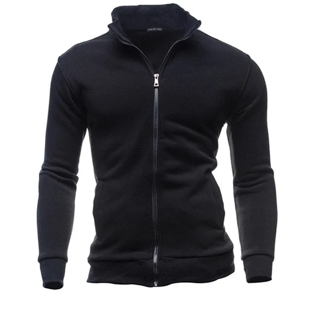 Bigsweety Plus Size 3XL Autumn Winter Fleece Hoodies Men Sweatshirts Zipper Fitness Hoody Jackets And Coats For Men Cardigans