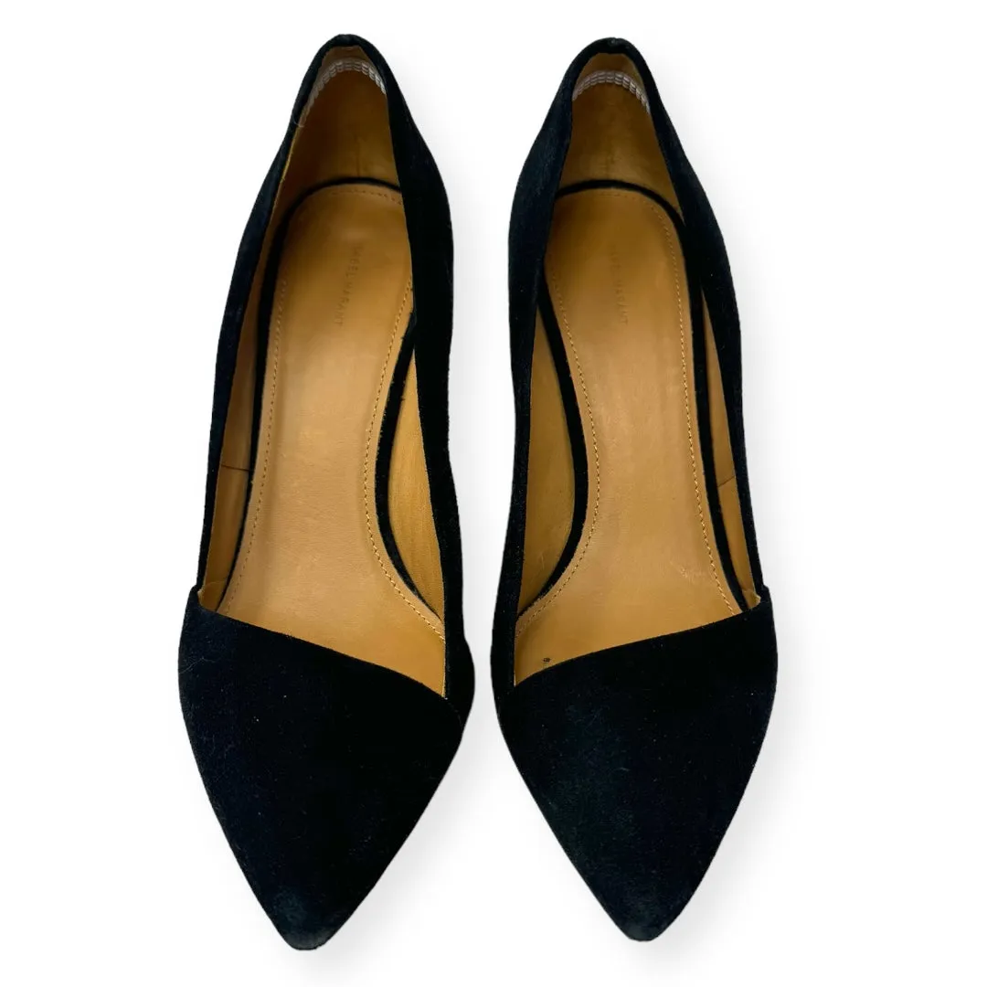 Black Velvet Suede Shoes Designer Isabel Marant, Size 9 (39)