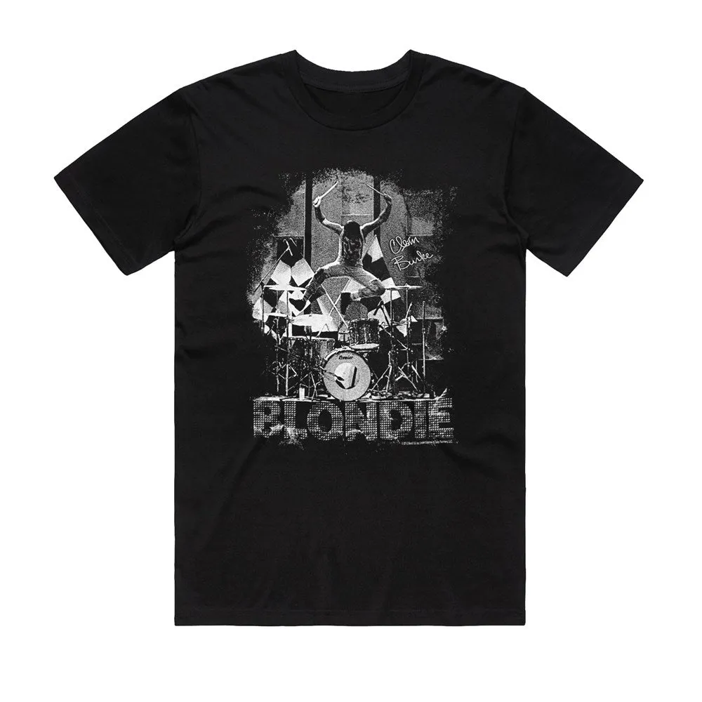 Blondie - Clem Burke - Black T-shirt (Limited Tour Item)