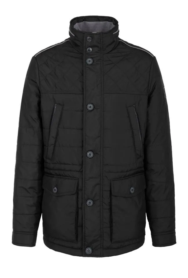 Bugatti Quilted Jacket, Black