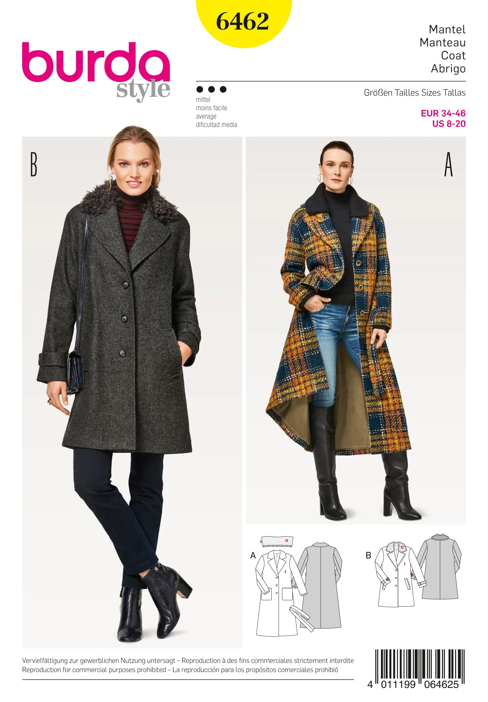 Burda Coats 6462