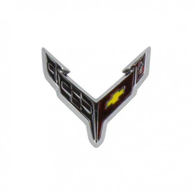 C8 Corvette Carbon Flash Lapel Pin