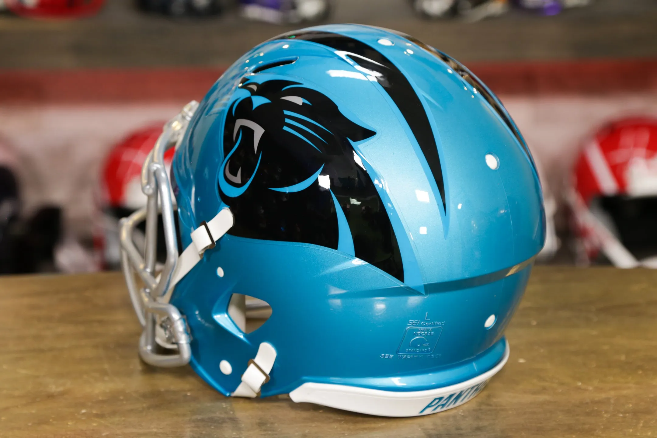 Carolina Panthers Riddell Speed Authentic Helmet - Flash