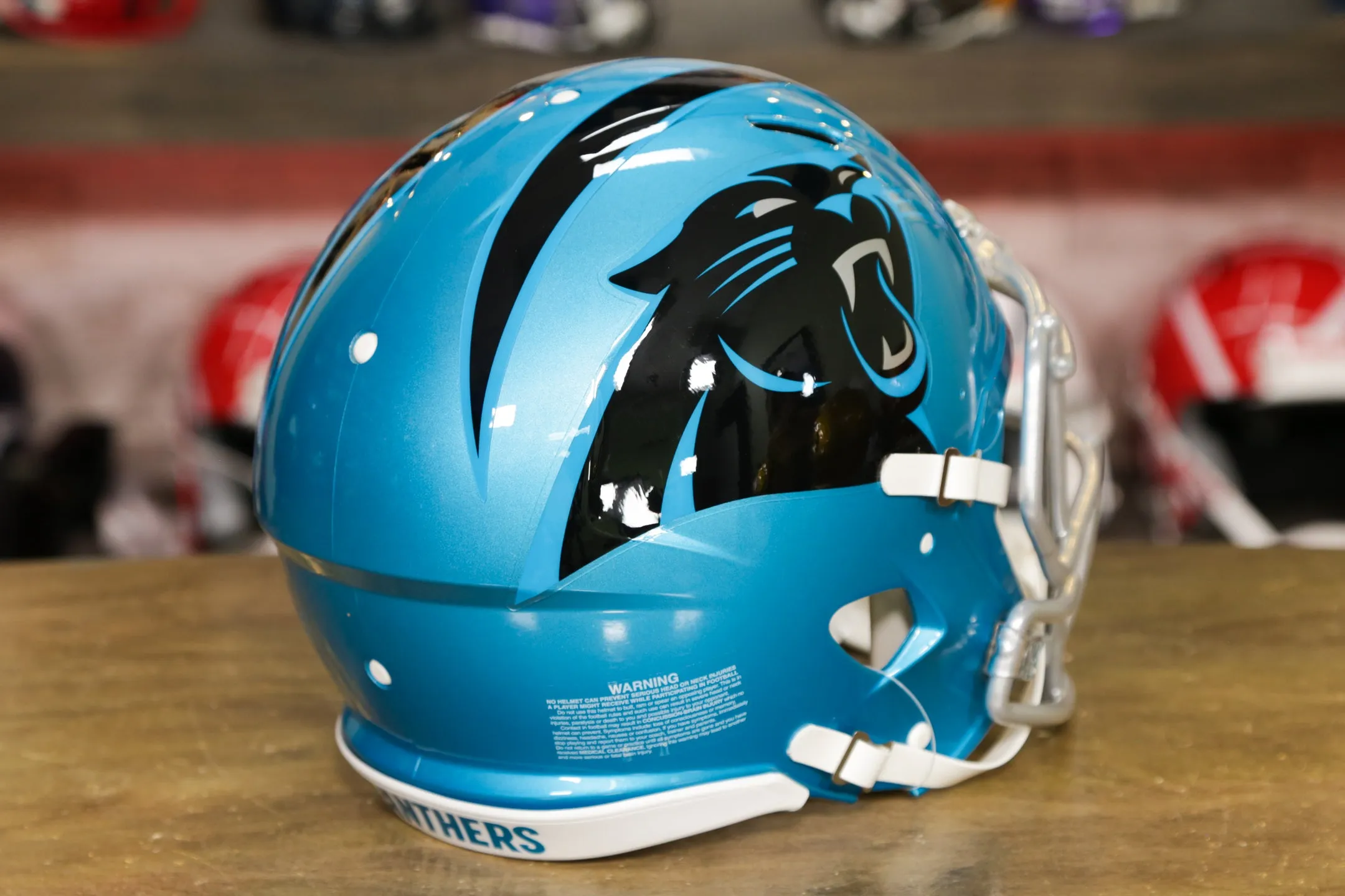 Carolina Panthers Riddell Speed Authentic Helmet - Flash