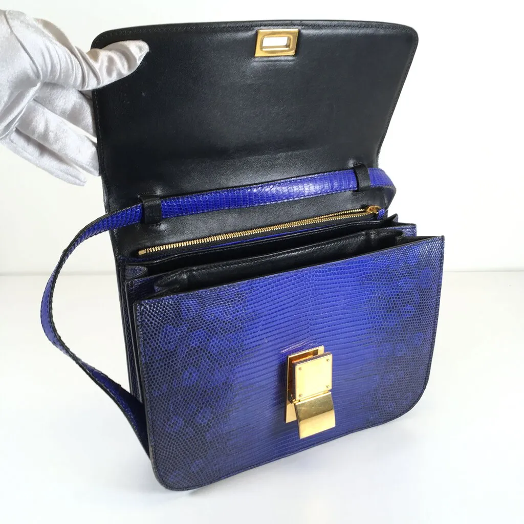 Celine Lizard Box Bag