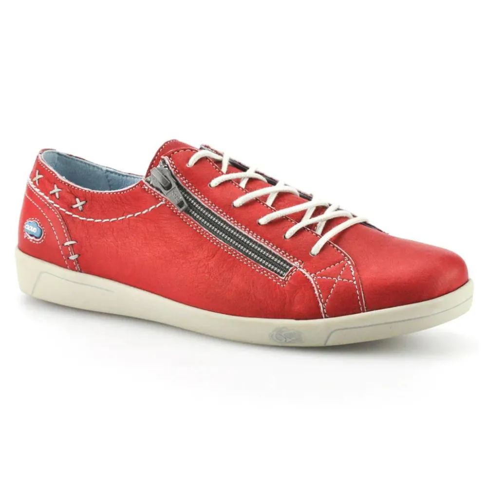 Cloud Footwear Aika Red Brushed Shoe (Women's)