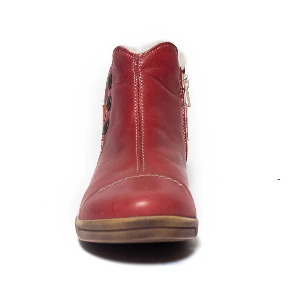 Cloud Footwear Aline Red Wool Lining Boot (Women's)