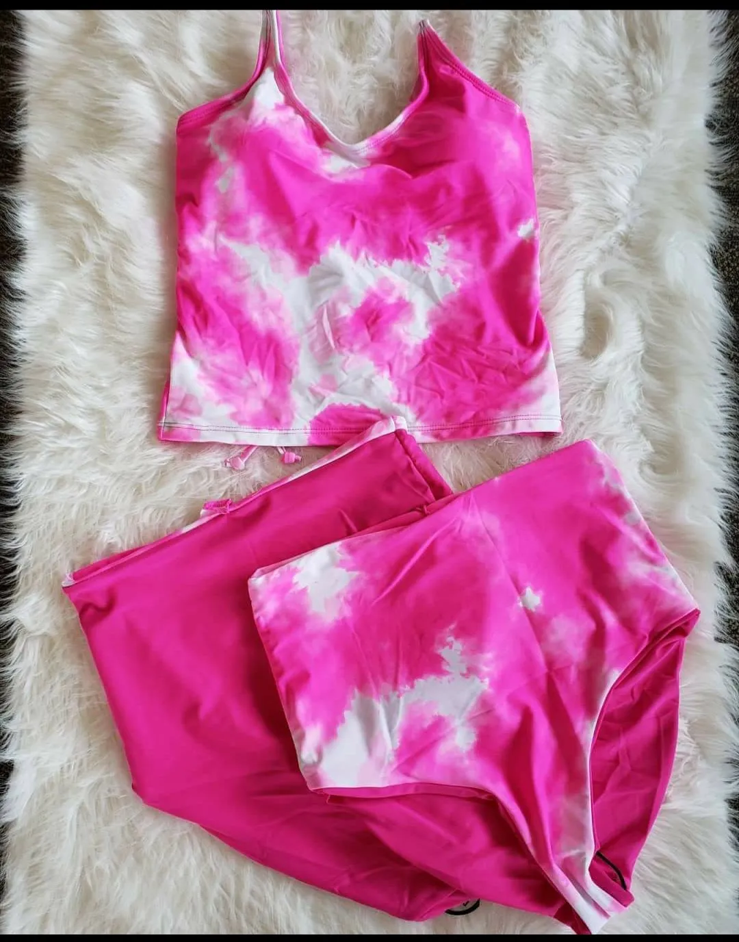 Coral Reef TIE DYE PINK TOP- All Sales Final