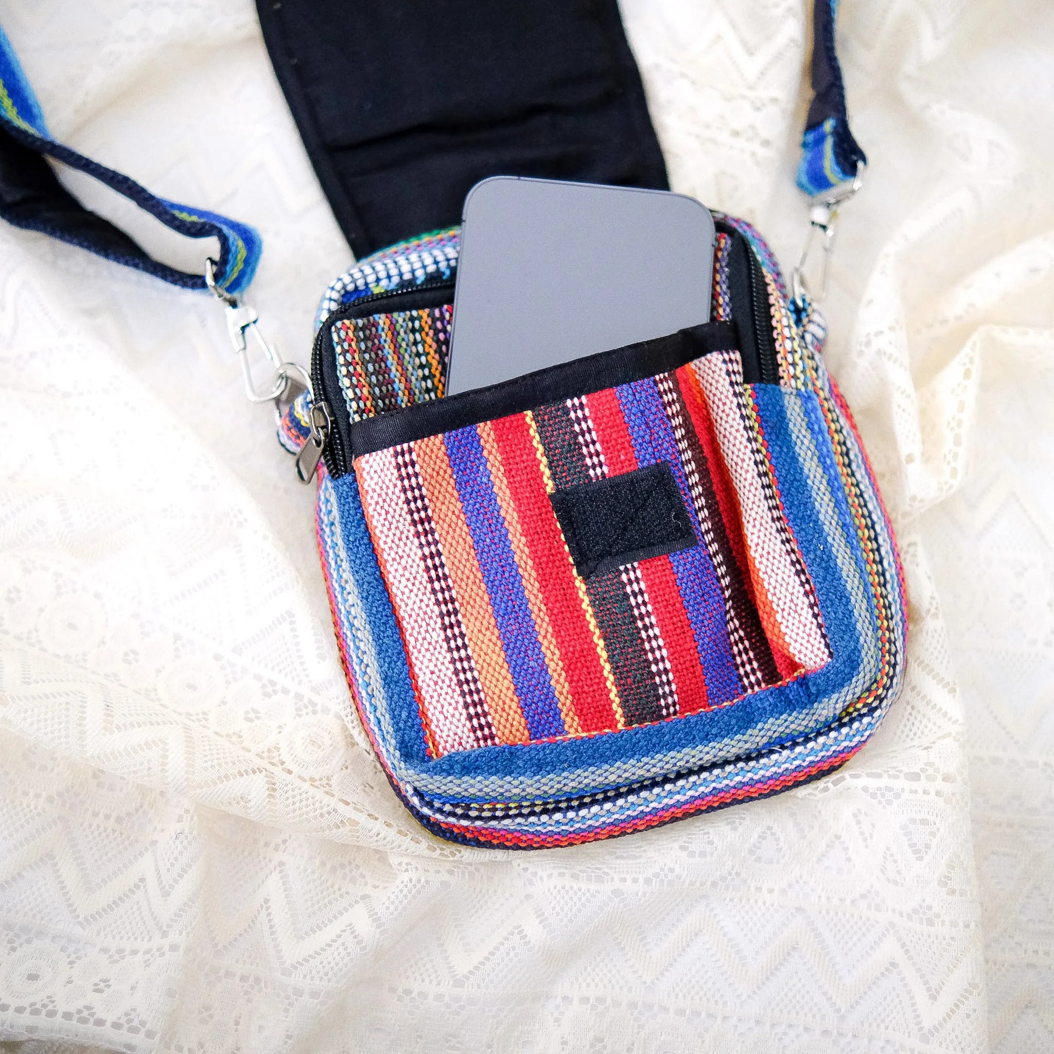 Cotton Multicolor Crossbody Bag