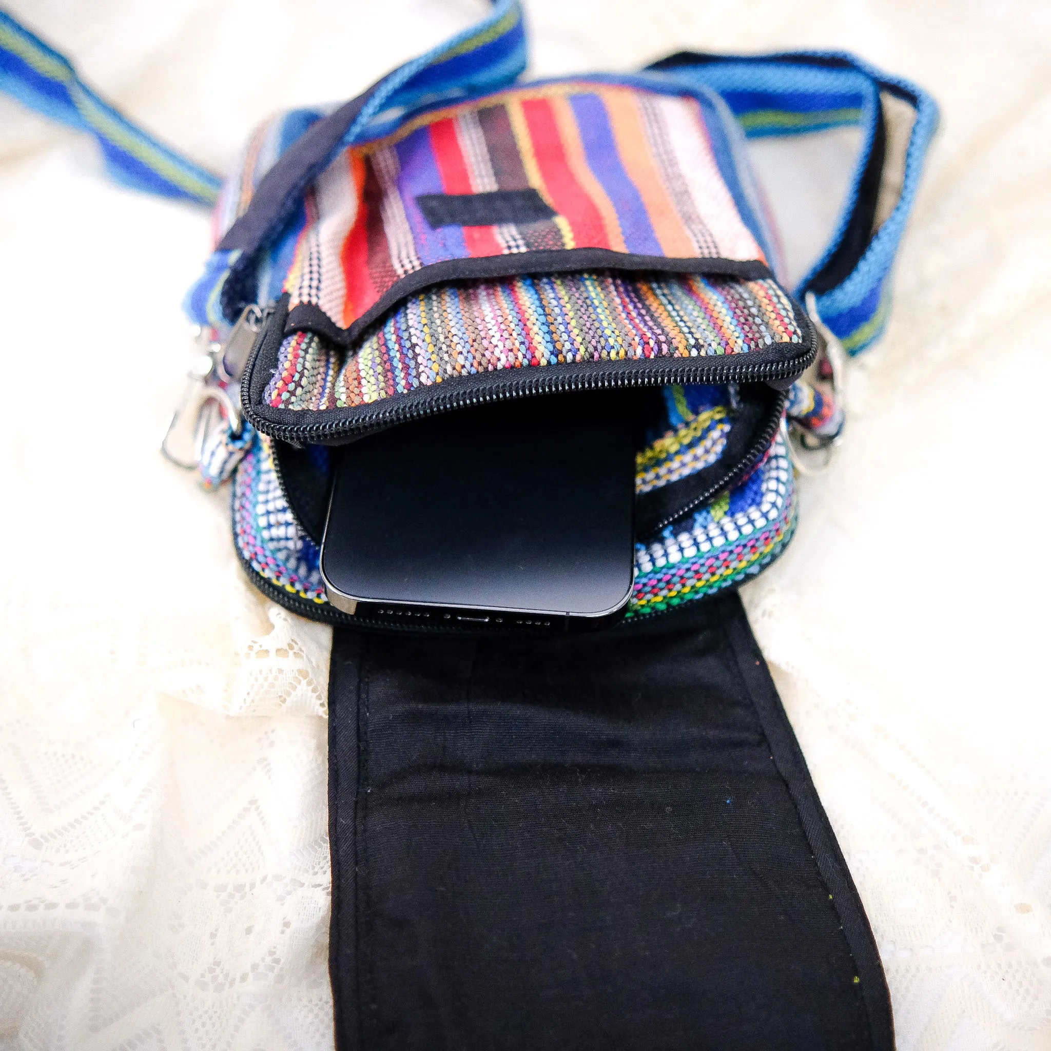 Cotton Multicolor Crossbody Bag