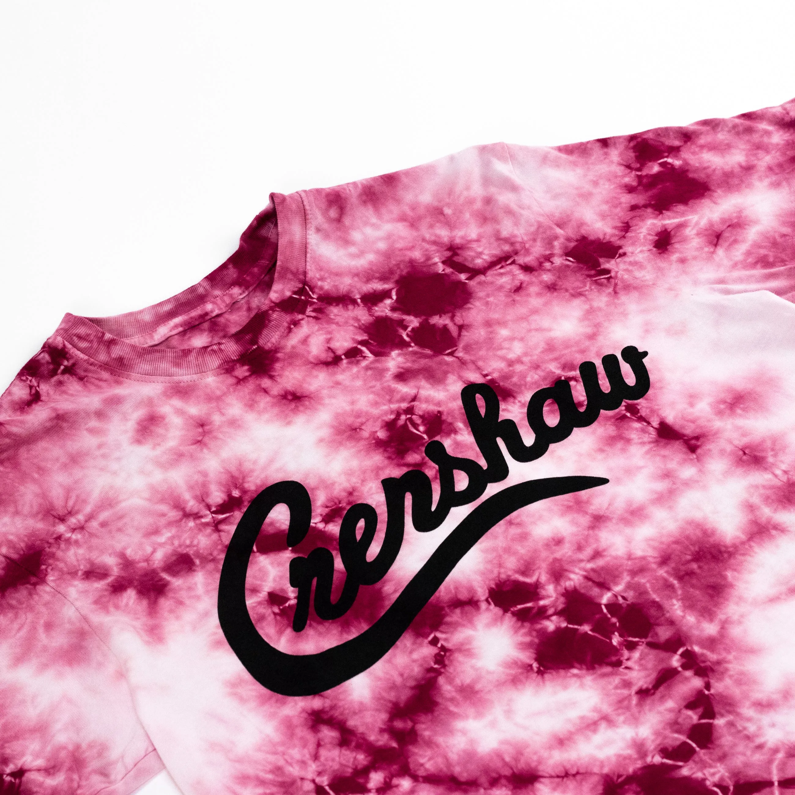 Crenshaw Limited Edition T-shirt - White/Red Tie Dye