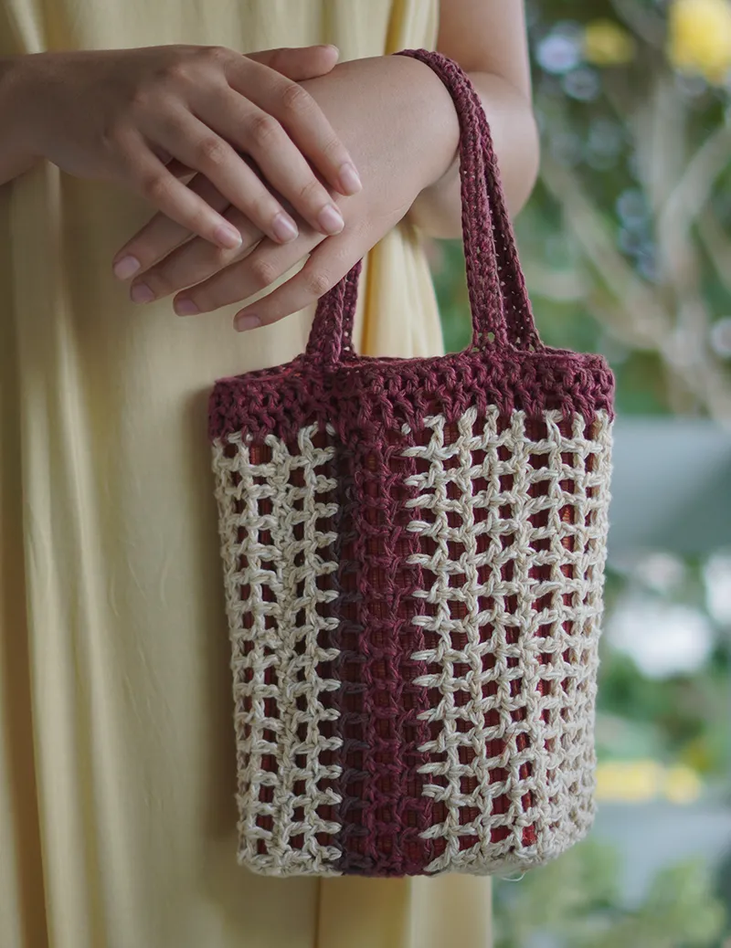 Crochet Mini Square Bag Light - SALE CLOTHING & KIDS