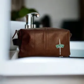 Dagger & Flash Wash Bag - Brown