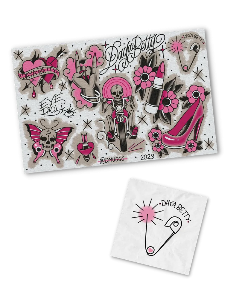 Daya Betty: Tattoo Flash Bundle