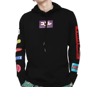 Diesel T-FONTY-YA Hooded T-SHIRT - Black