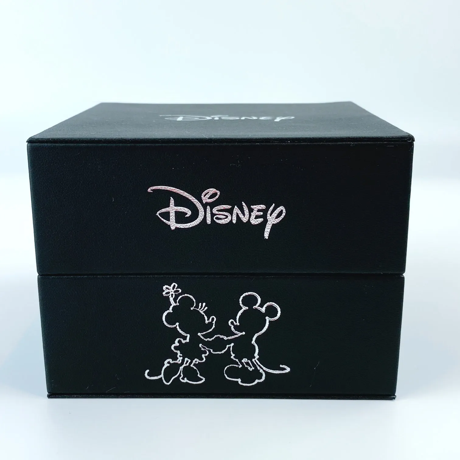 Disney Mickey & Minnie Mouse Watch for Couple His and Hers Artwork Leather Strap Watches Box Set