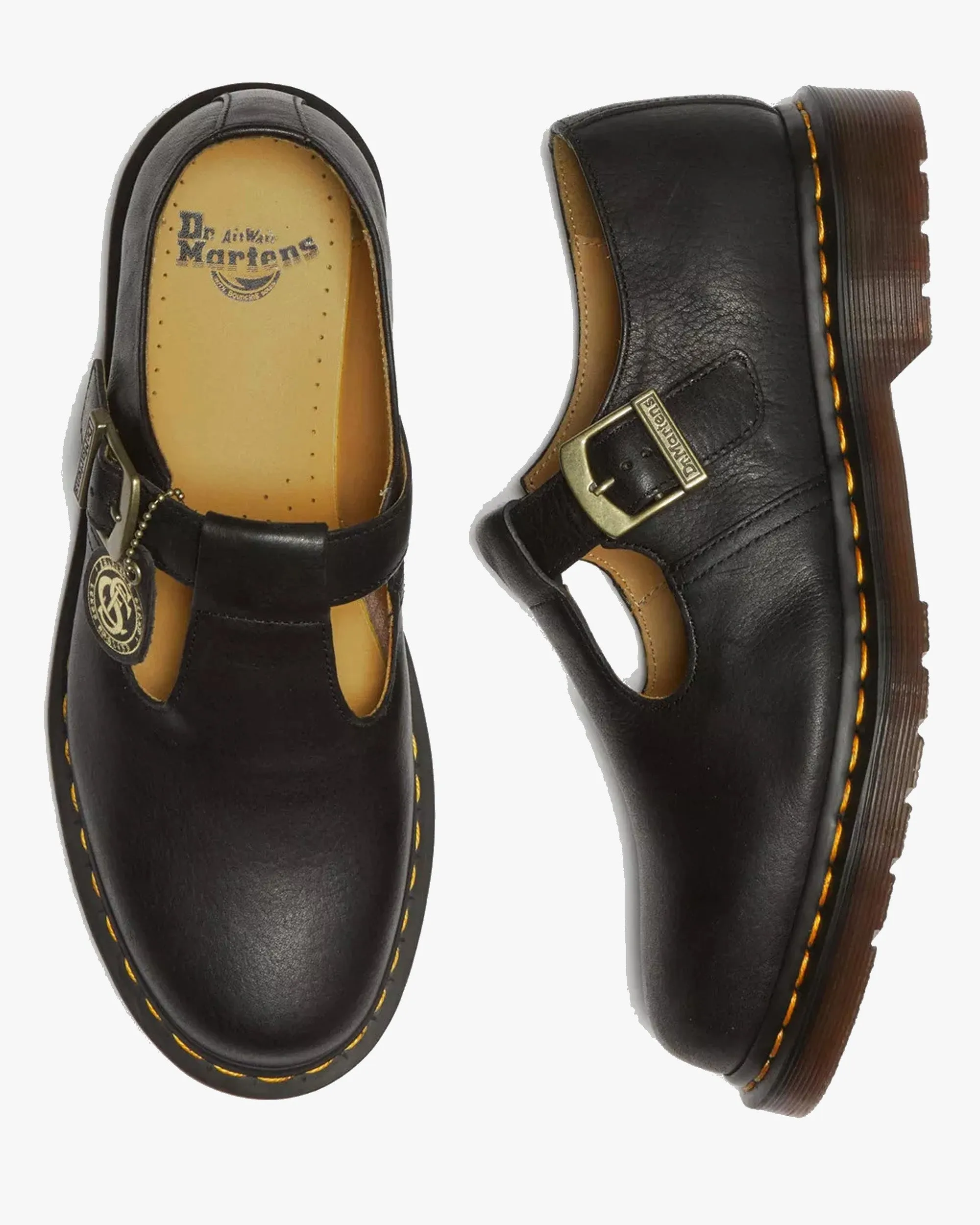 Dr Martens Archive T-Bar Regency Calf Mary Jane Shoes - Black