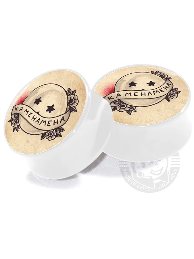 Dragonball Tattoo Flash Acrylic Image Plugs