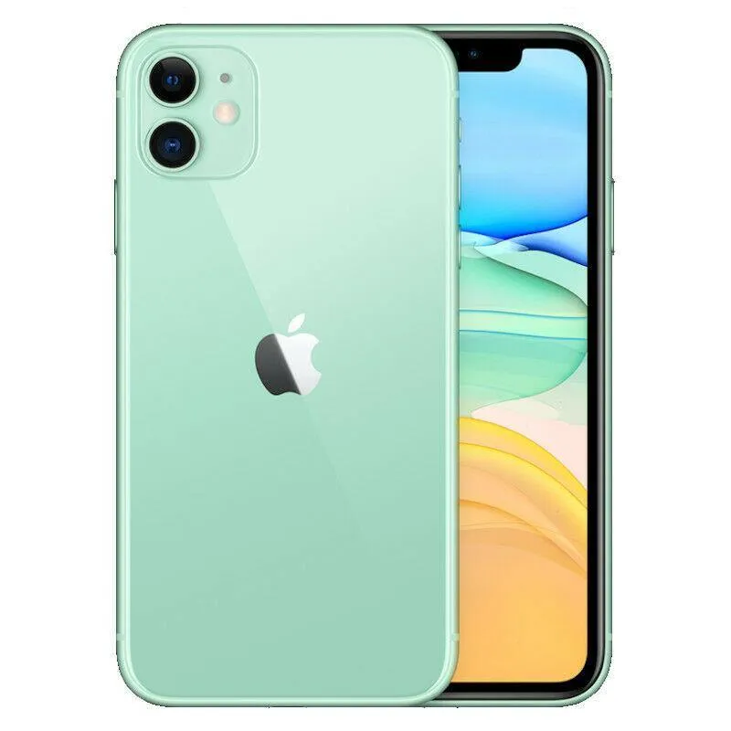 Eco-Deals - iPhone 11 Green 64GB (Unlocked) - Battery Health Under 80%