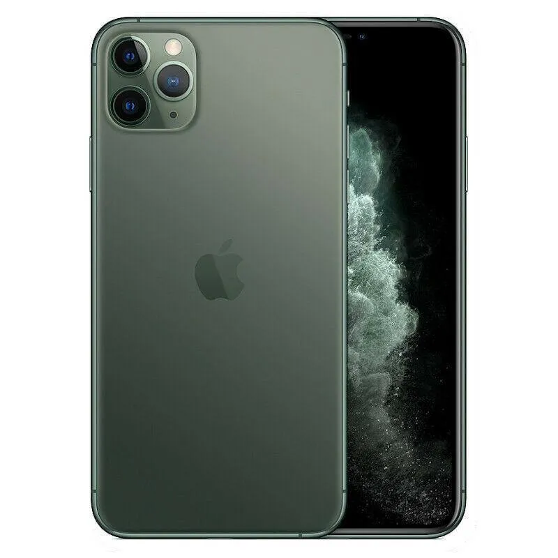 Eco-Deals - iPhone 11 Pro Max Midnight Green 64GB (Unlocked) - NO Face-ID