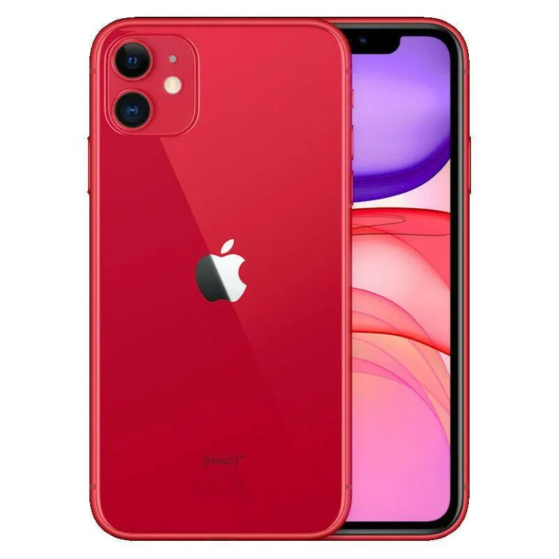 Eco-Deals - iPhone 11 Red 128GB (Unlocked) - NO Face-ID