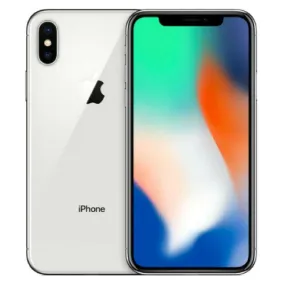 Eco-Deals - iPhone X Silver 256GB (Unlocked) - NO Face-ID