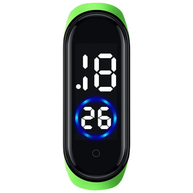 Fashion Women Men Sport Watch Waterproof Digital LED Sports Watches Casual Silicone Band Bracelet Wrist Watch Thanksgiving Gift