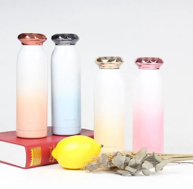 Flash Diamond Cut Vacuum Flask Bottle