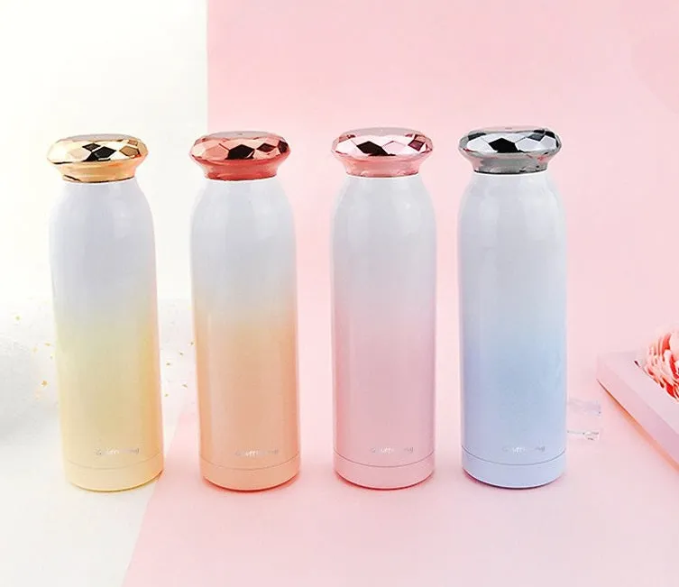 Flash Diamond Cut Vacuum Flask Bottle