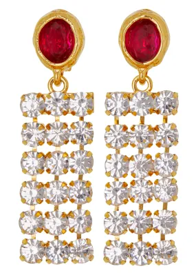 Flash Earrings - Ruby