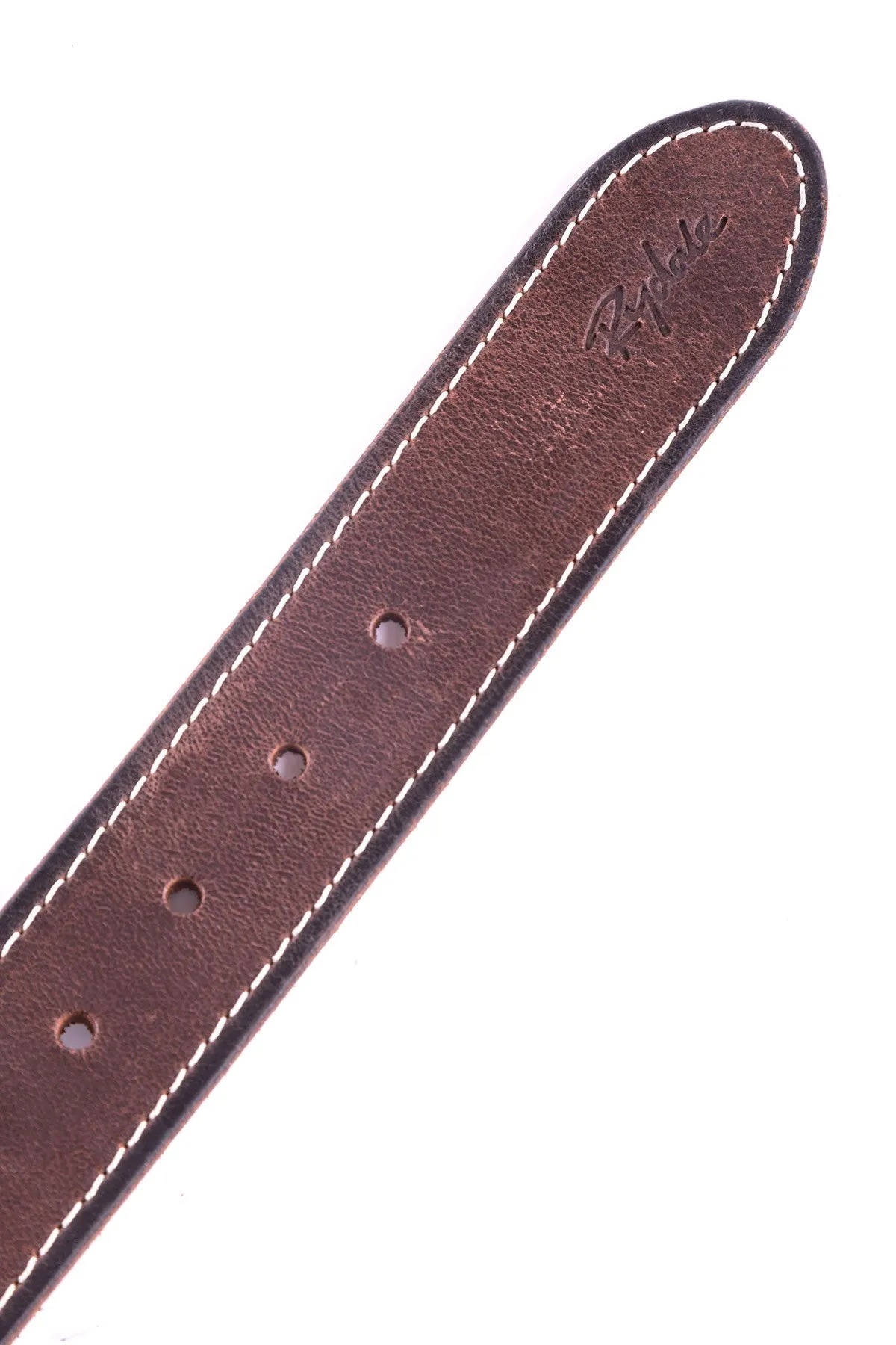 Flash Embossed Leather Belt