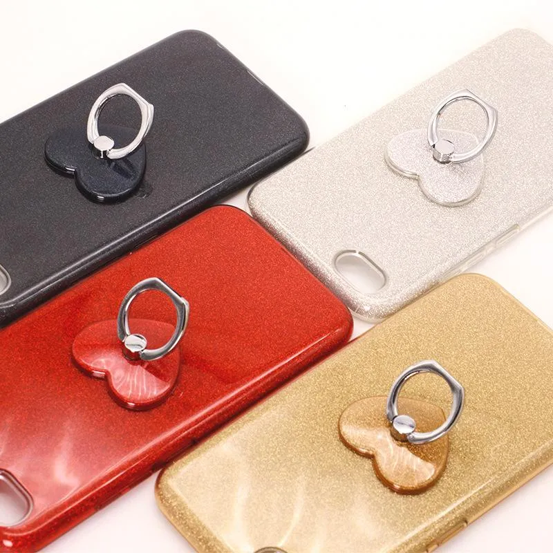 Flash powder mobile phone ring buckle