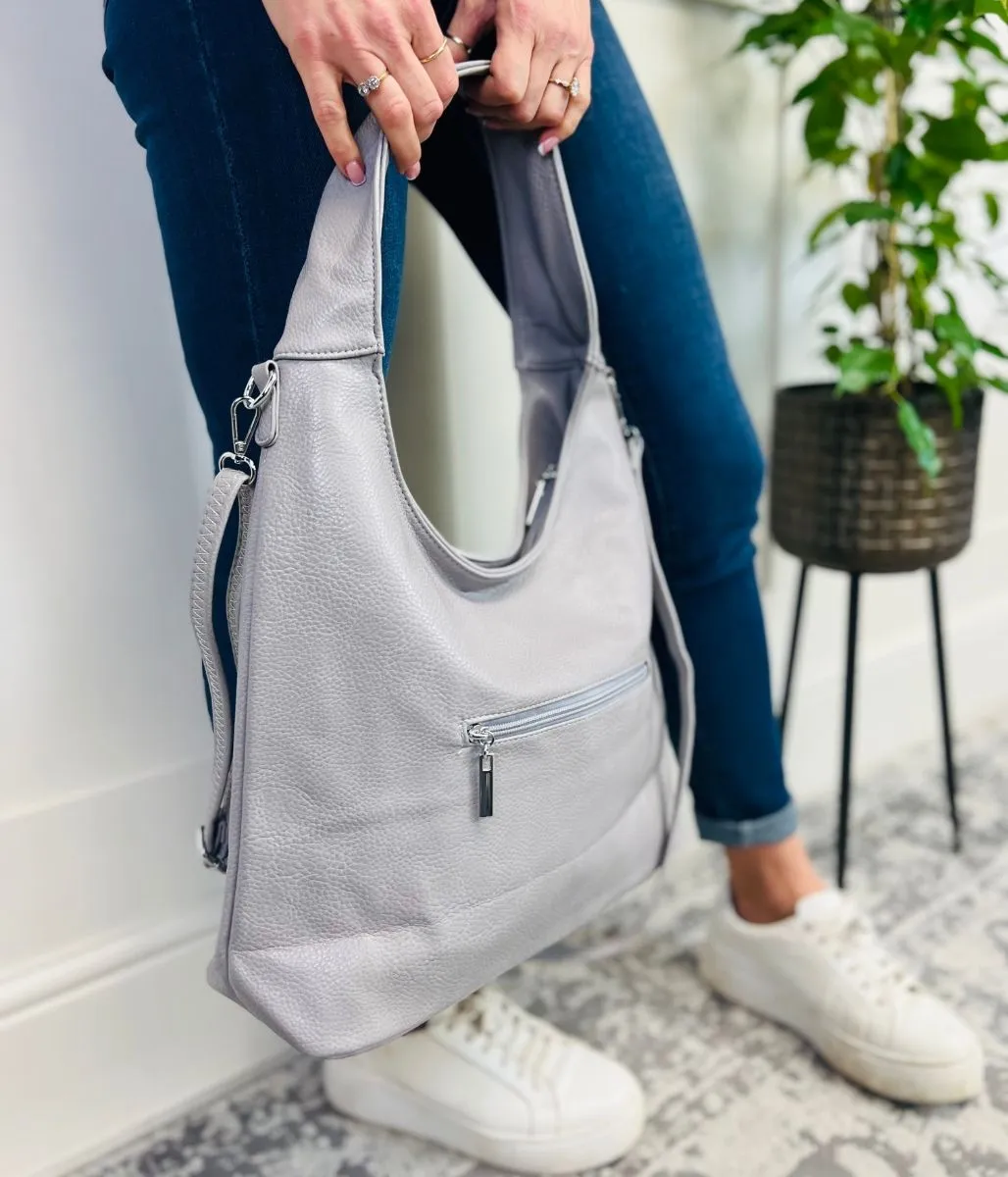 Grey Shopper Bag