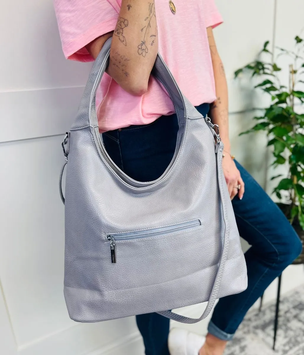 Grey Shopper Bag