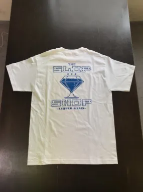 HM T-shirts CN Classic logo White/Blue XL