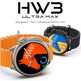 HW3 Ultra Max 1.52 -Inches Screen Smartwatch For Man Sports Woman Fitness Original Watches For Ios Android Phone Call Smartwatch