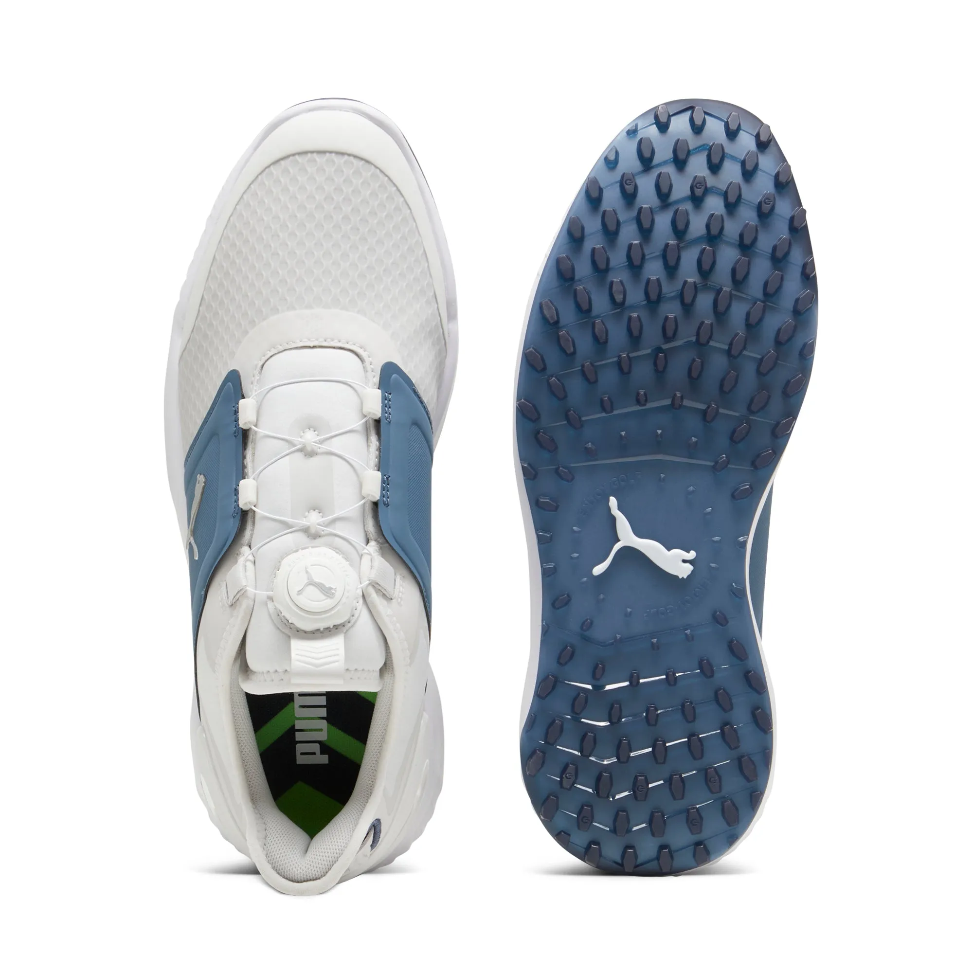 IGNITE ELEVATE DISC Spikeless Golf Shoes | Feather Gray / Evening Sky / Puma White